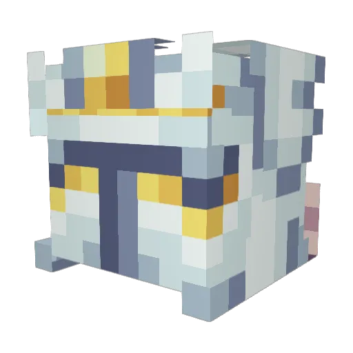 Coronius Minecraft avatar head, 3D render