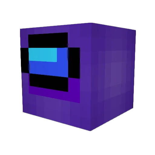 Cororororo Minecraft avatar head, 3D render