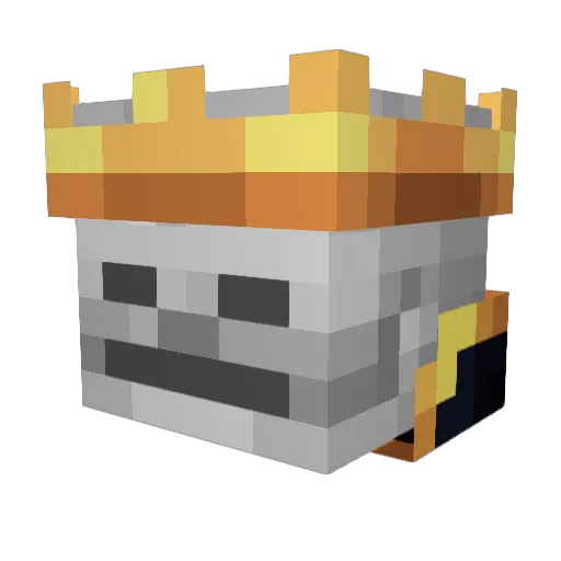 Corper2 Minecraft avatar head, 3D render