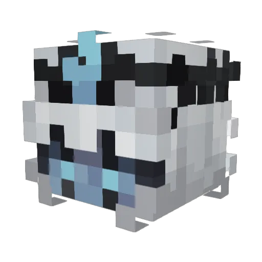 Corpo50 Minecraft avatar head, 3D render