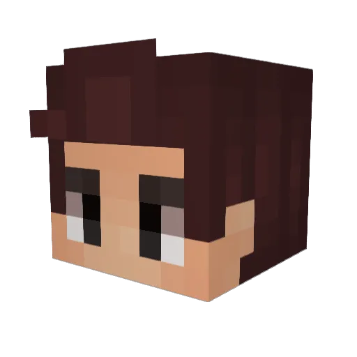 Corpse_Corpse Minecraft avatar head, 3D render