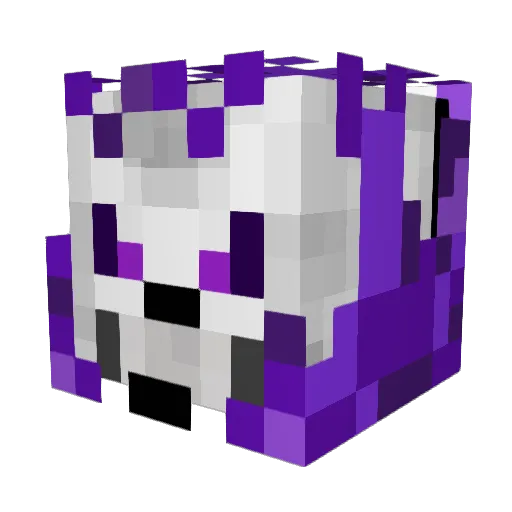 Corpsis Minecraft avatar head, 3D render