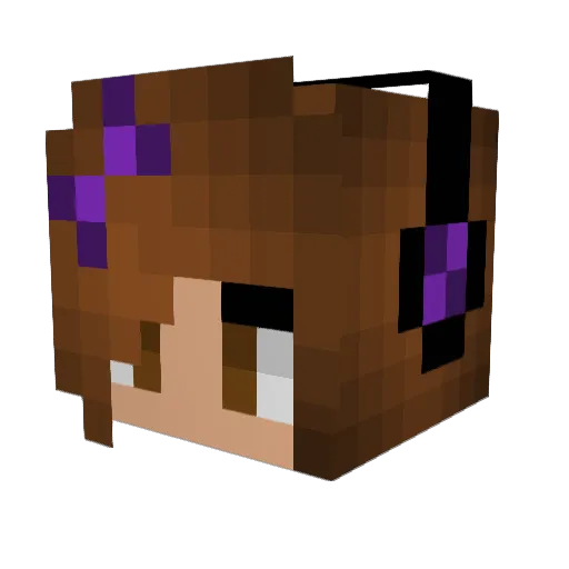 Corpus669 Minecraft avatar head, 3D render