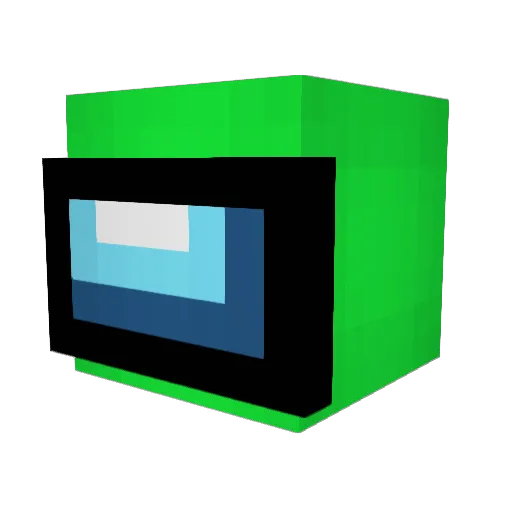 Correeen Minecraft avatar head, 3D render