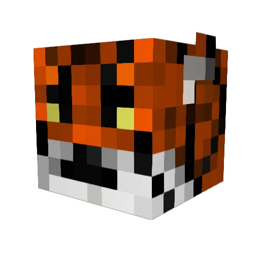 Correll4100 Minecraft avatar head, 3D render