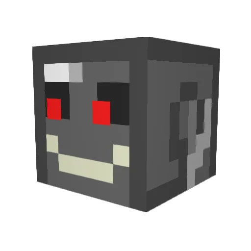 Corrieplo Minecraft avatar head, 3D render