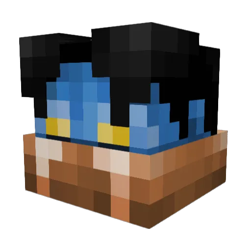 Corriger Minecraft avatar head, 3D render
