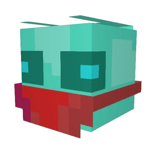 Corrison Minecraft avatar head, 3D render