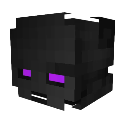 CorruptAvocado Minecraft avatar head, 3D render