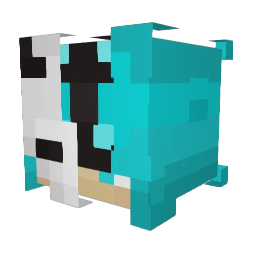CorruptSkyZz Minecraft avatar head, 3D render