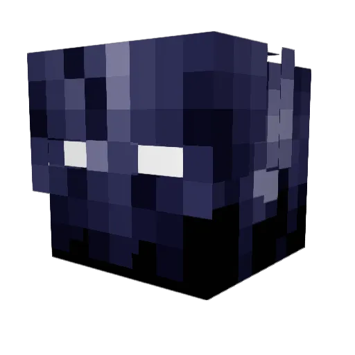 CorruptTand Minecraft avatar head, 3D render