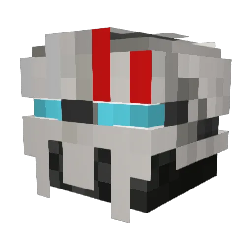 Corrupted_Gunner Minecraft avatar head, 3D render