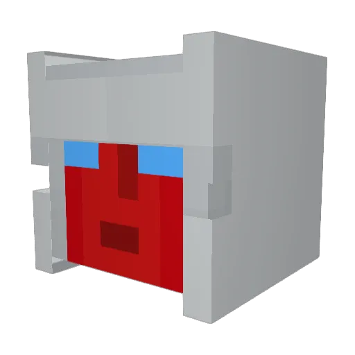 Corrvpt_Wngs Minecraft avatar head, 3D render