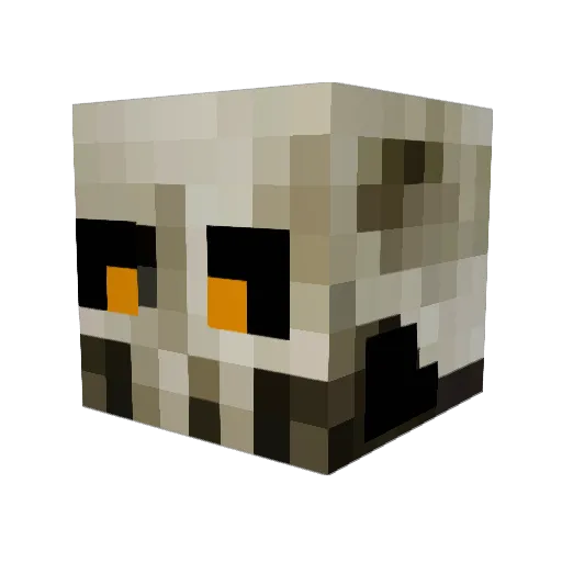 Corry Minecraft avatar head, 3D render