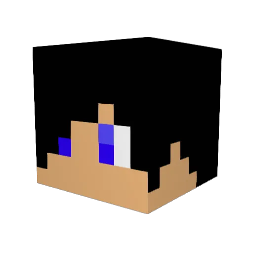CorteXx_ Minecraft avatar head, 3D render