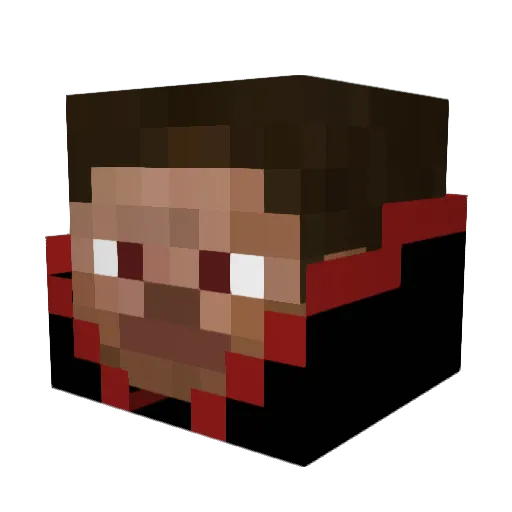 Cortess_ Minecraft avatar head, 3D render