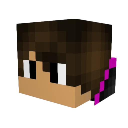 CortexPlayz Minecraft avatar head, 3D render