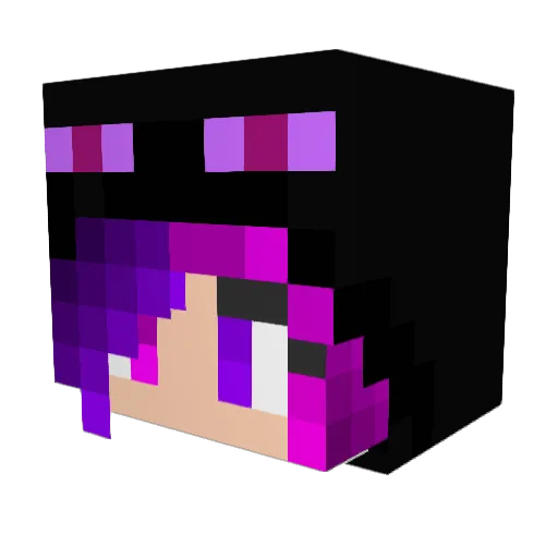 Cortiana0107 Minecraft avatar head, 3D render