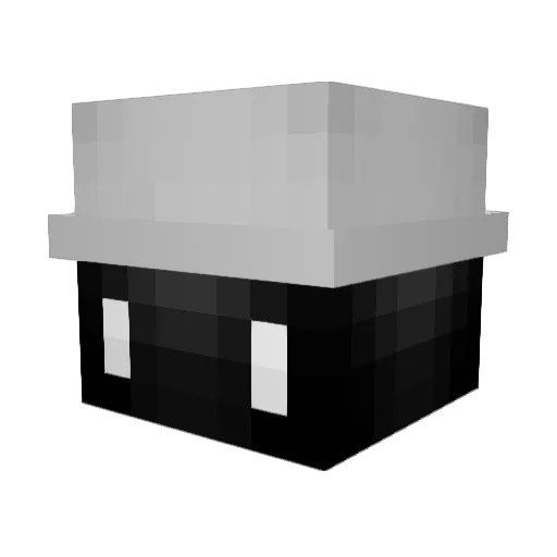Corv0_l Minecraft avatar head, 3D render