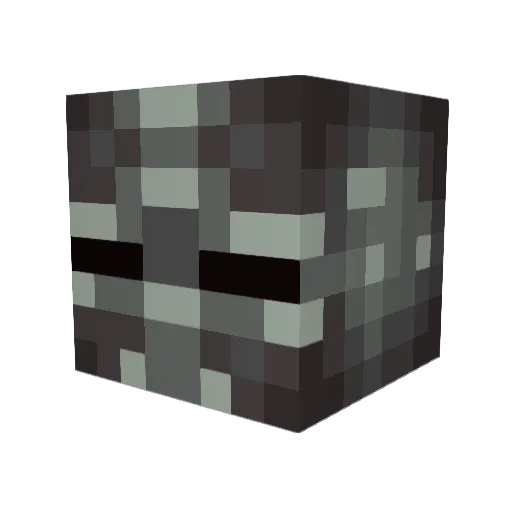 Corvaccio Minecraft avatar head, 3D render