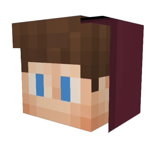 CorvetteAustin24 Minecraft avatar head, 3D render
