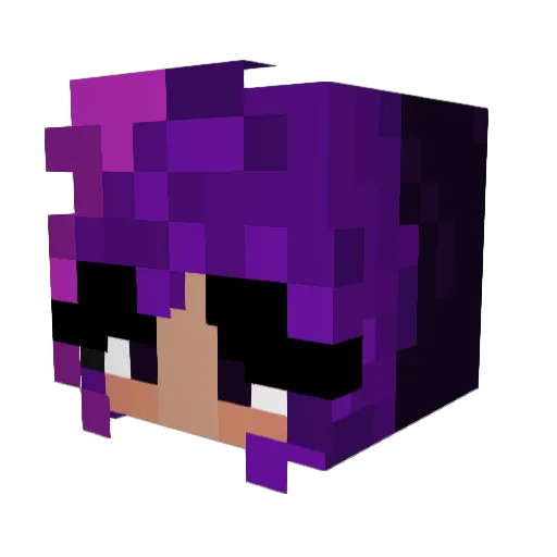 Corvicess Minecraft avatar head, 3D render