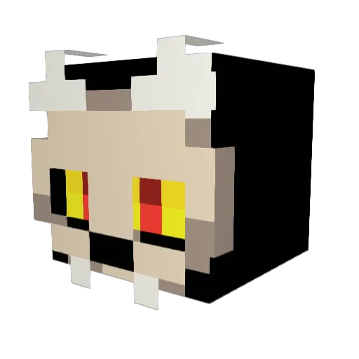 Corvo_Q Minecraft avatar head, 3D render