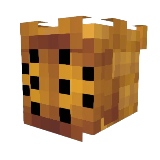 Corvorum Minecraft avatar head, 3D render