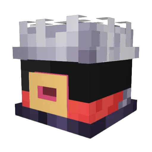 Corvus_01 Minecraft avatar head, 3D render