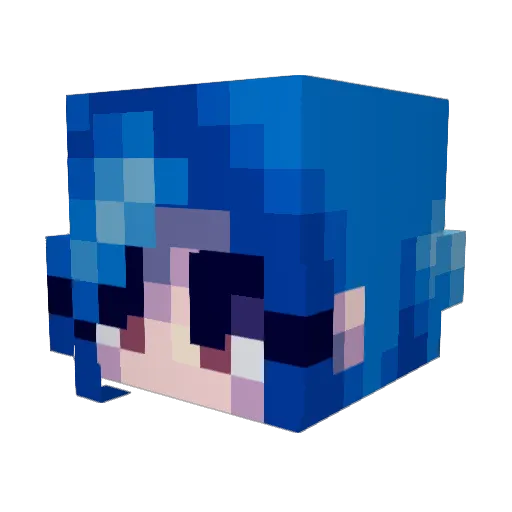 Corw22 Minecraft avatar head, 3D render