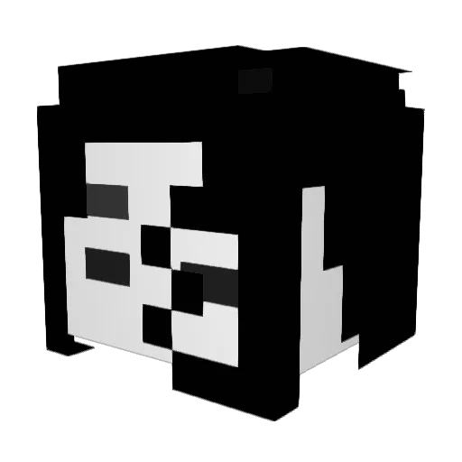 CorydonLarva Minecraft avatar head, 3D render