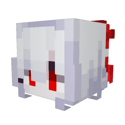CoryxRosestar Minecraft avatar head, 3D render