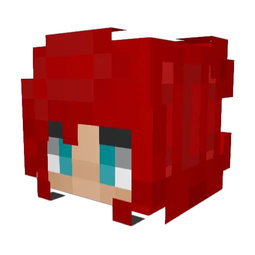 Cosa9 Minecraft avatar head, 3D render