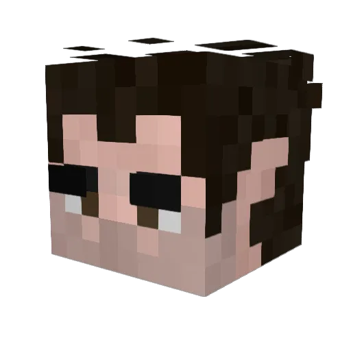 CosbyOfficial Minecraft avatar head, 3D render