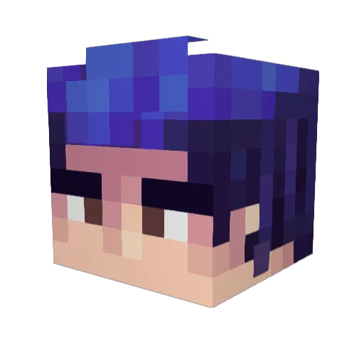 Cosco537 Minecraft avatar head, 3D render