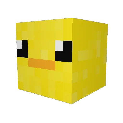 Cosm1cZap Minecraft avatar head, 3D render