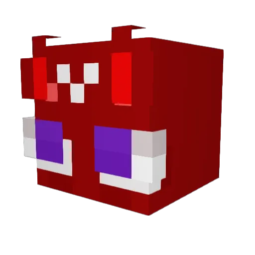 CosmiCorz Minecraft avatar head, 3D render