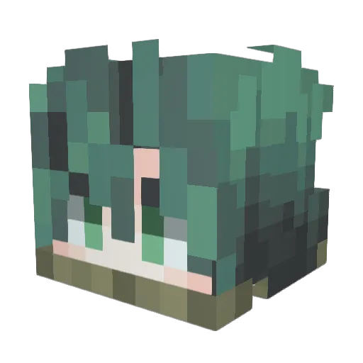 Cosmic690 Minecraft avatar head, 3D render