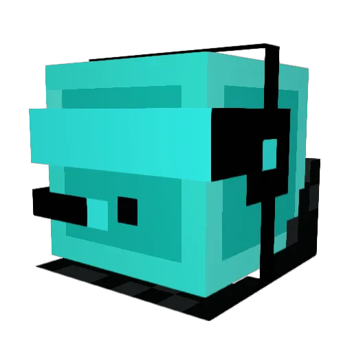 Cosmic8640 Minecraft avatar head, 3D render