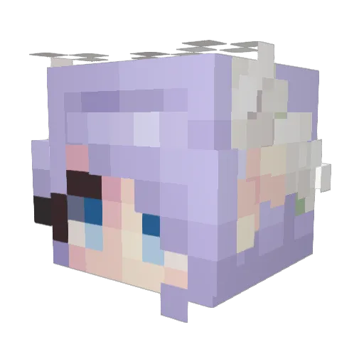 CosmicAshes Minecraft avatar head, 3D render