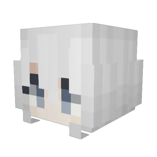 CosmicBerry Minecraft avatar head, 3D render