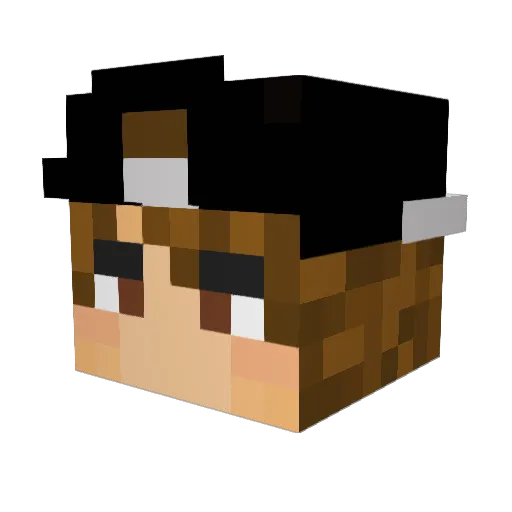 CosmicCarton Minecraft avatar head, 3D render