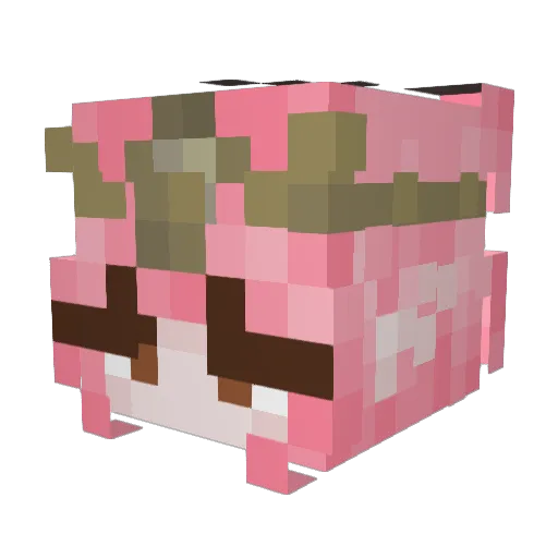 CosmicCowMilk Minecraft avatar head, 3D render