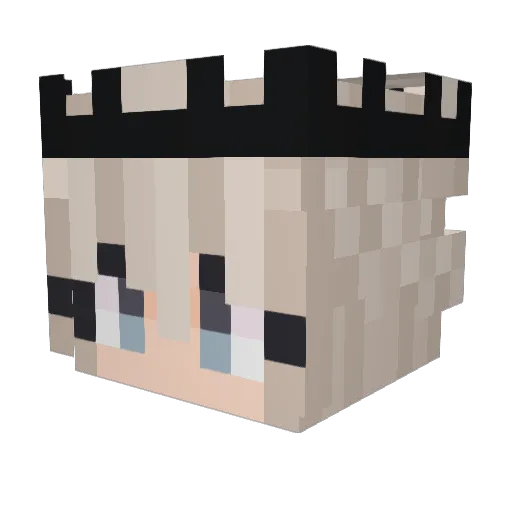 CosmicCream Minecraft avatar head, 3D render