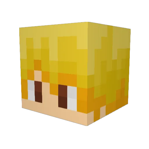 CosmicDad_12 Minecraft avatar head, 3D render