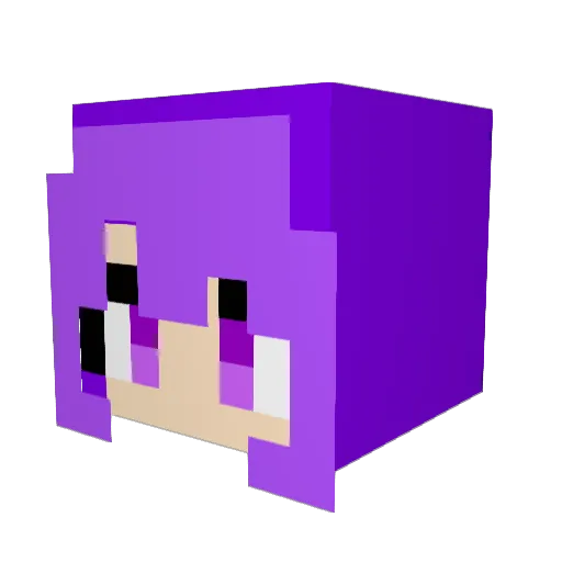 CosmicDust7456 Minecraft avatar head, 3D render