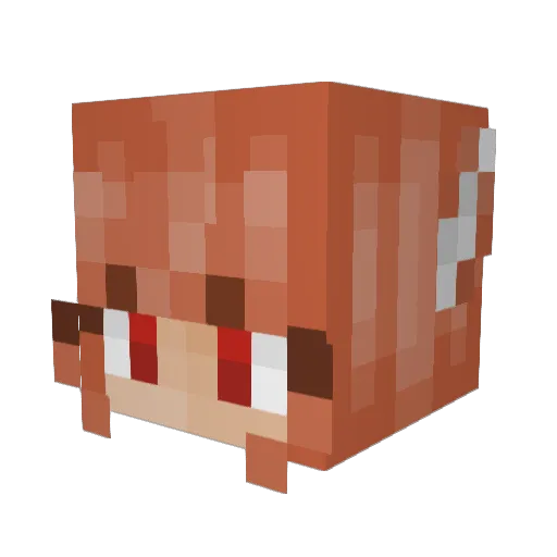 CosmicElijah Minecraft avatar head, 3D render