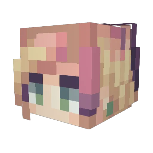 CosmicGhost862 Minecraft avatar head, 3D render