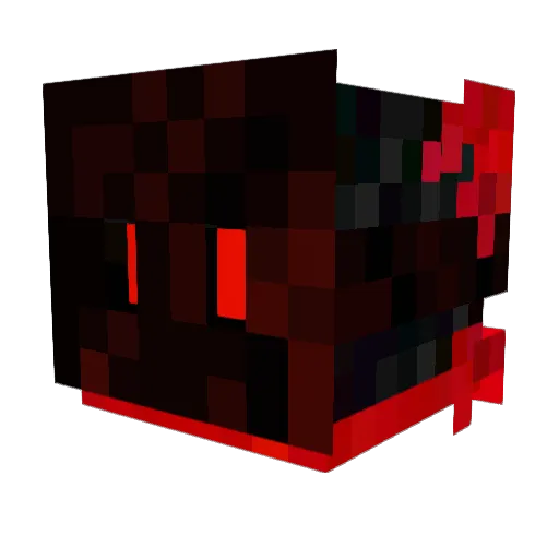 CosmicHunterX Minecraft avatar head, 3D render