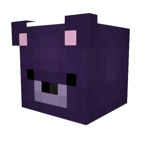 CosmicKat2004 Minecraft avatar head, 3D render